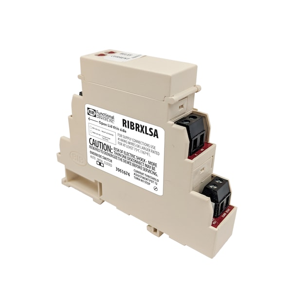 Switch and DIN Mount Relay Combination, 10 Amp SPST-N/O + Coil Side Ov